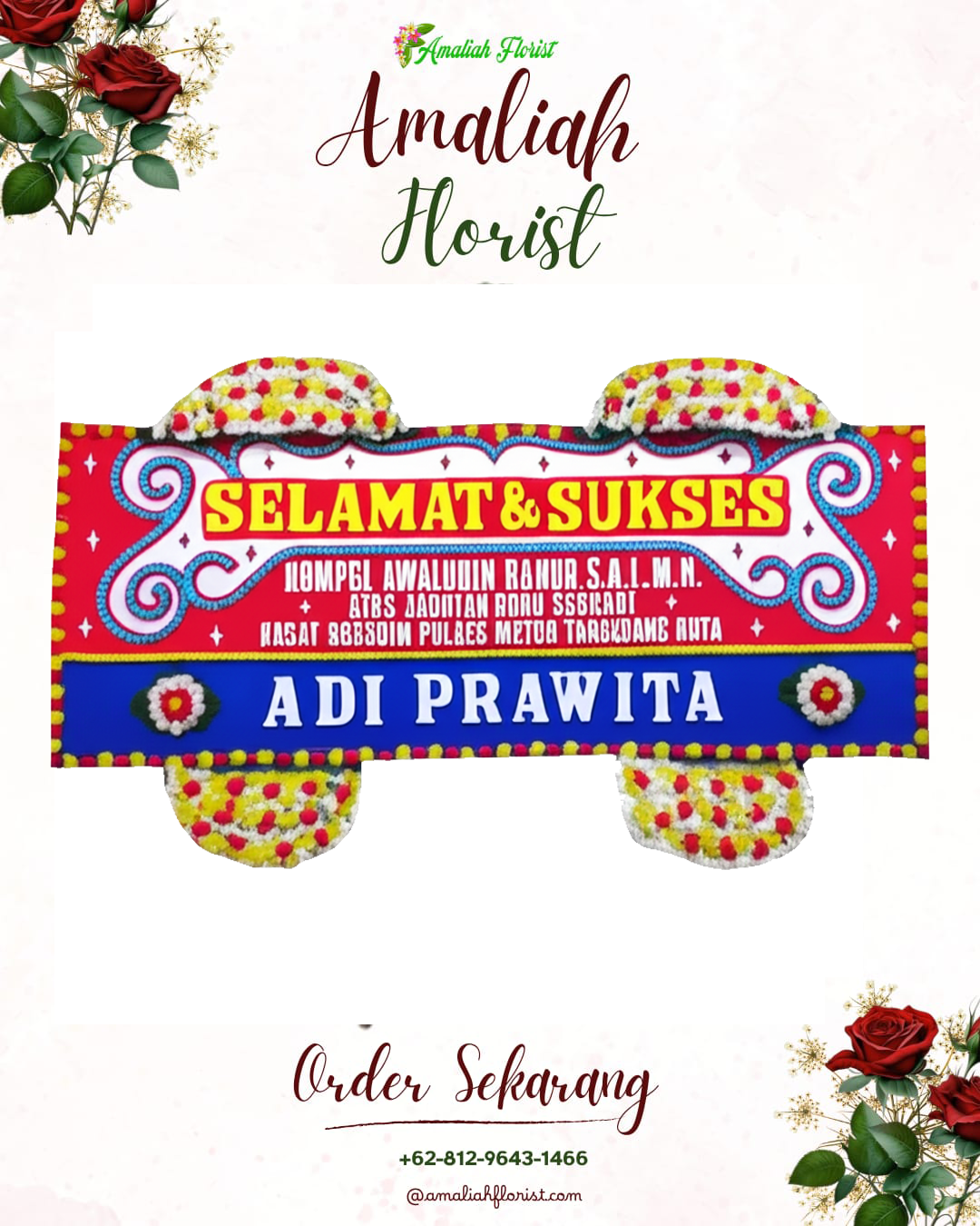 Papan Bunga Ucapan Selamat Kur Selatan